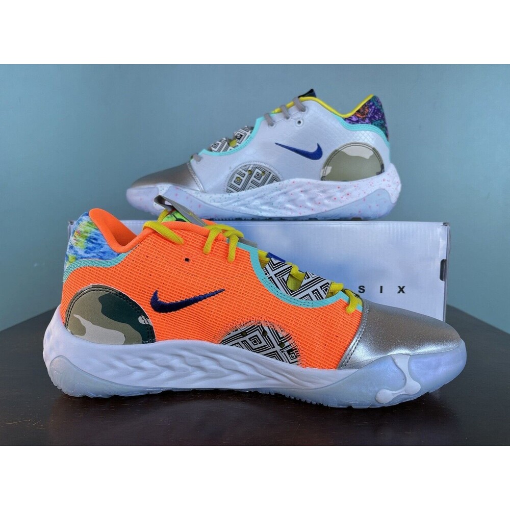 Nike PG 6 “What The” Basketball Shoes Men's Size 7.5/Women's Size 9 DR8959-700 - Picture 3 of 11